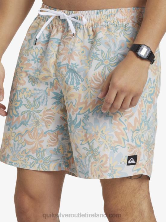 Men Quiksilver Re-Mix 17 Volleys N02TD357 birch