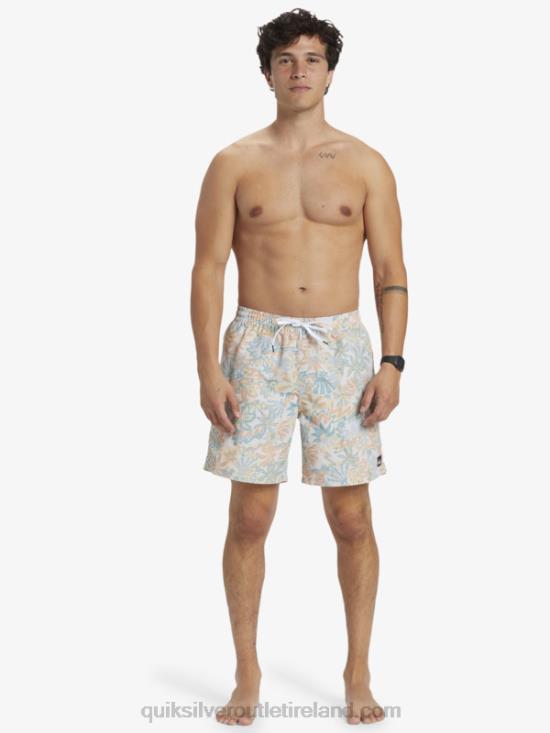 Men Quiksilver Re-Mix 17 Volleys N02TD357 birch