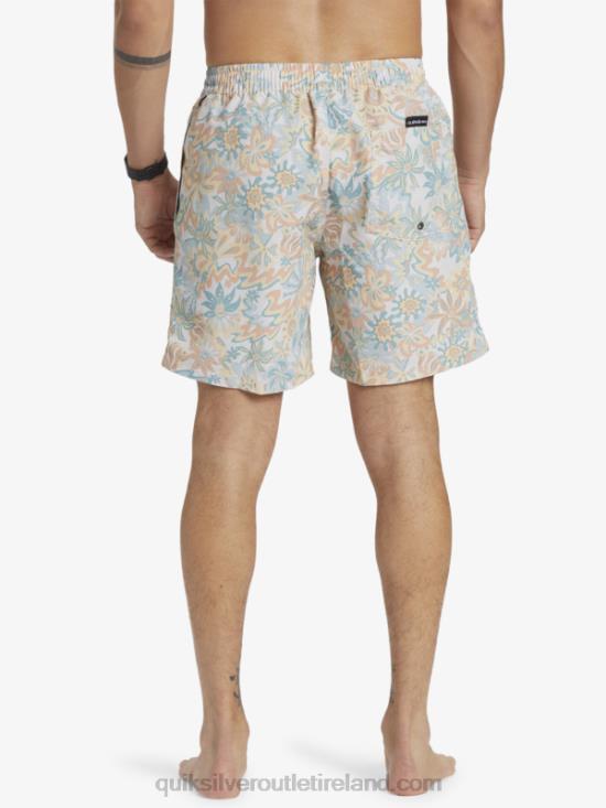 Men Quiksilver Re-Mix 17 Volleys N02TD357 birch