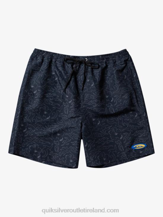 Men Quiksilver Saturn 18 Volleys N02TD583 black