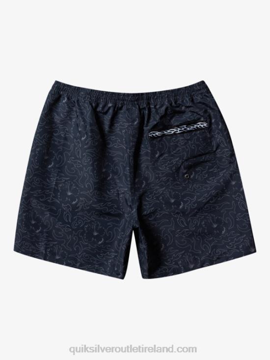 Men Quiksilver Saturn 18 Volleys N02TD583 black