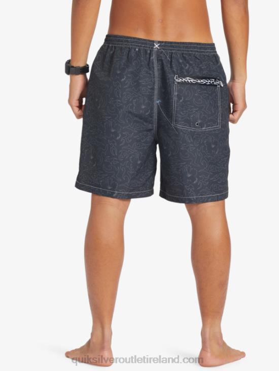 Men Quiksilver Saturn 18 Volleys N02TD583 black