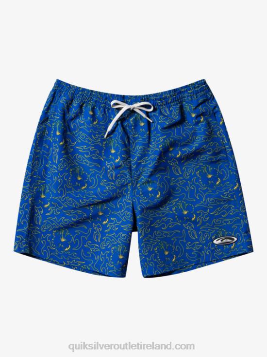 Men Quiksilver Saturn 18 Volleys N02TD584 turkish sea