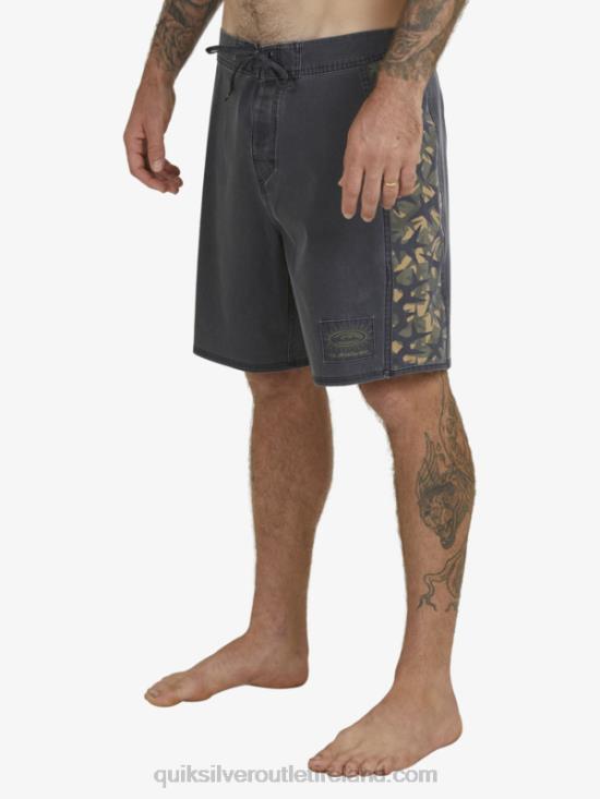 Men Quiksilver SurfSilk Arch 18 Boardshorts N02TD1697 black