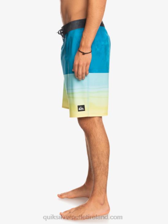 Men Quiksilver SurfSilk Five-0 19 Boardshorts N02TD1799 seaport