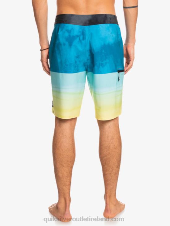 Men Quiksilver SurfSilk Five-0 19 Boardshorts N02TD1799 seaport