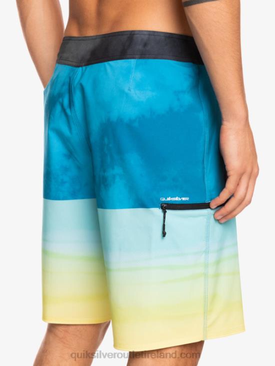 Men Quiksilver SurfSilk Five-0 19 Boardshorts N02TD1799 seaport