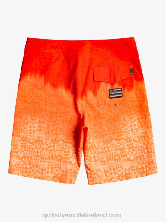 Men Quiksilver SurfSilk Hawaii Homegrown Faded 20 Boardshorts N02TD1610 high risk red