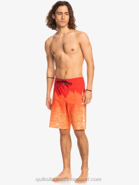 Men Quiksilver SurfSilk Hawaii Homegrown Faded 20 Boardshorts N02TD1610 high risk red