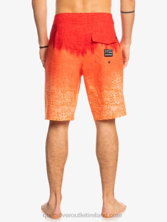 Men Quiksilver SurfSilk Hawaii Homegrown Faded 20 Boardshorts N02TD1610 high risk red