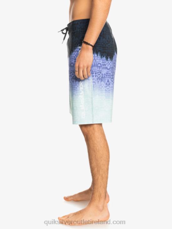 Men Quiksilver SurfSilk Hawaii Homegrown Faded 20 Boardshorts N02TD1611 jacaranda