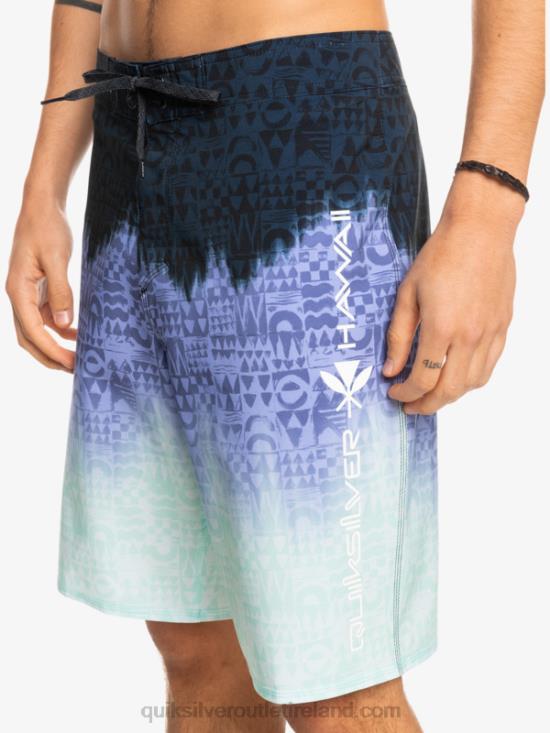 Men Quiksilver SurfSilk Hawaii Homegrown Faded 20 Boardshorts N02TD1611 jacaranda