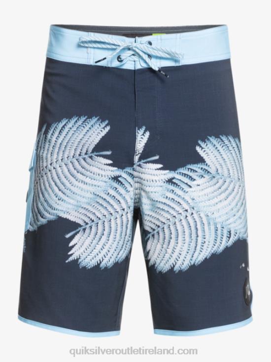 Men Quiksilver SurfSilk Hawaii Scallop 19 Boardshorts N02TD1880 navy blazer