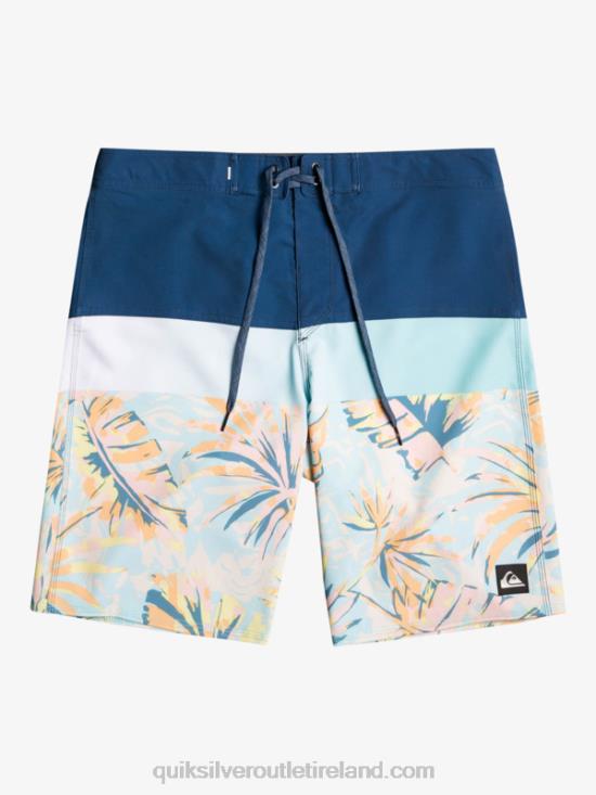 Men Quiksilver SurfSilk Panel 20 Boardshorts N02TD1450 insignia blue