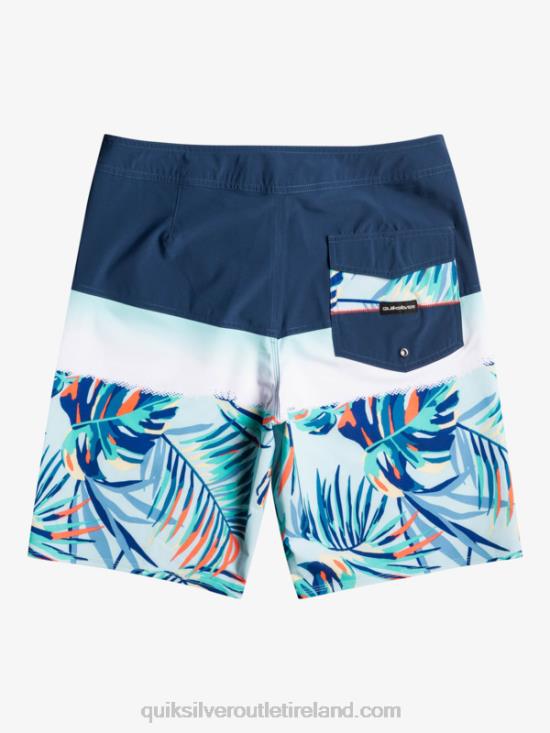 Men Quiksilver SurfSilk Panel 20 Boardshorts N02TD1456 insignia blue