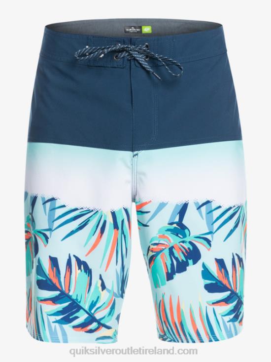 Men Quiksilver SurfSilk Panel 20 Boardshorts N02TD1456 insignia blue