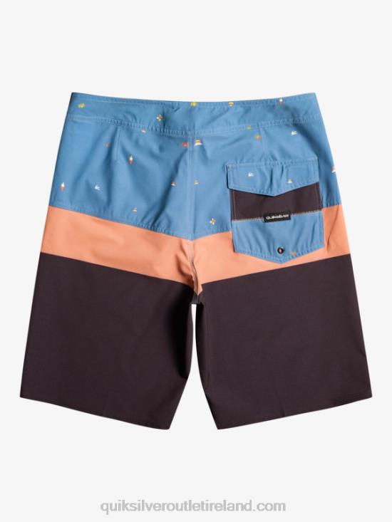 Men Quiksilver SurfSilk Panel 20 Boardshorts N02TD1458 provincial blue