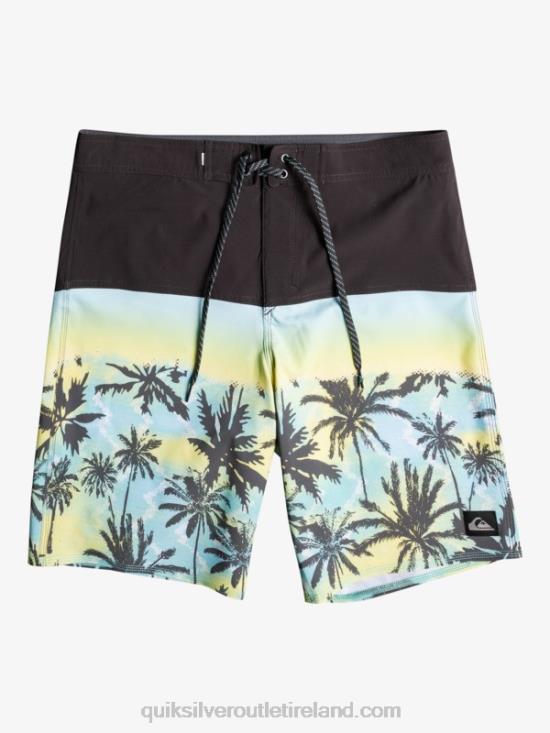 Men Quiksilver SurfSilk Panel 20 Boardshorts N02TD1461 tarmac