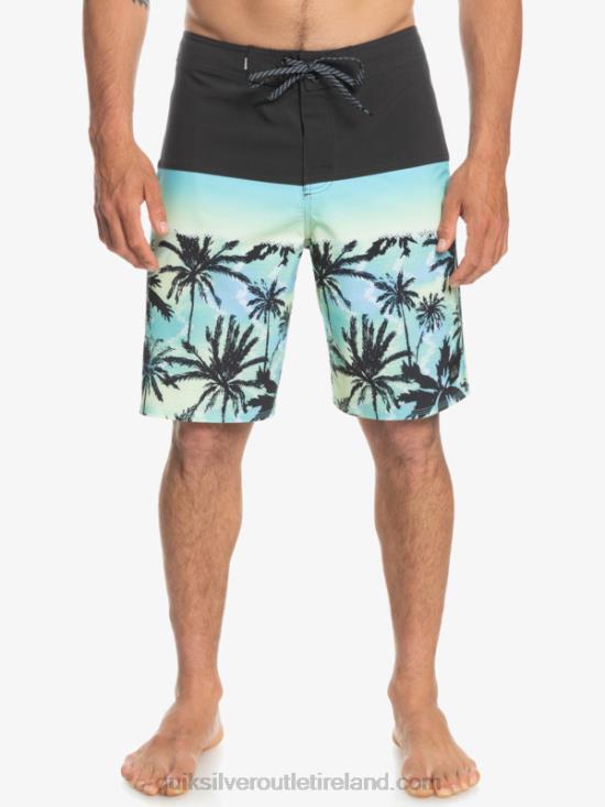 Men Quiksilver SurfSilk Panel 20 Boardshorts N02TD1461 tarmac