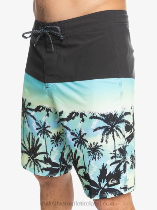 Men Quiksilver SurfSilk Panel 20 Boardshorts N02TD1461 tarmac