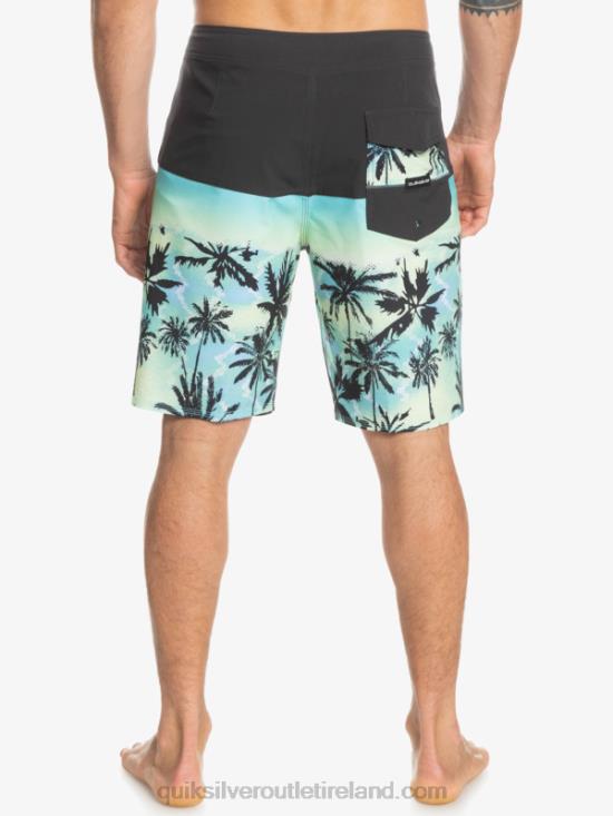 Men Quiksilver SurfSilk Panel 20 Boardshorts N02TD1461 tarmac