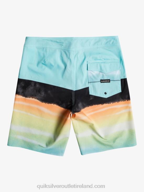 Men Quiksilver SurfSilk Panel 20 Boardshorts N02TD1463 angel blue