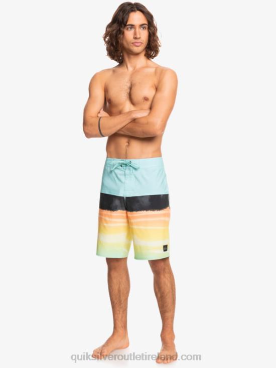 Men Quiksilver SurfSilk Panel 20 Boardshorts N02TD1463 angel blue
