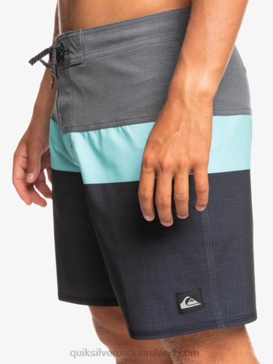 Men Quiksilver SurfSilk Panel 20 Boardshorts N02TD1464 black