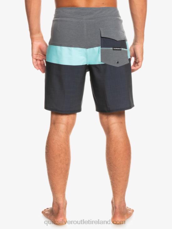 Men Quiksilver SurfSilk Panel 20 Boardshorts N02TD1464 black