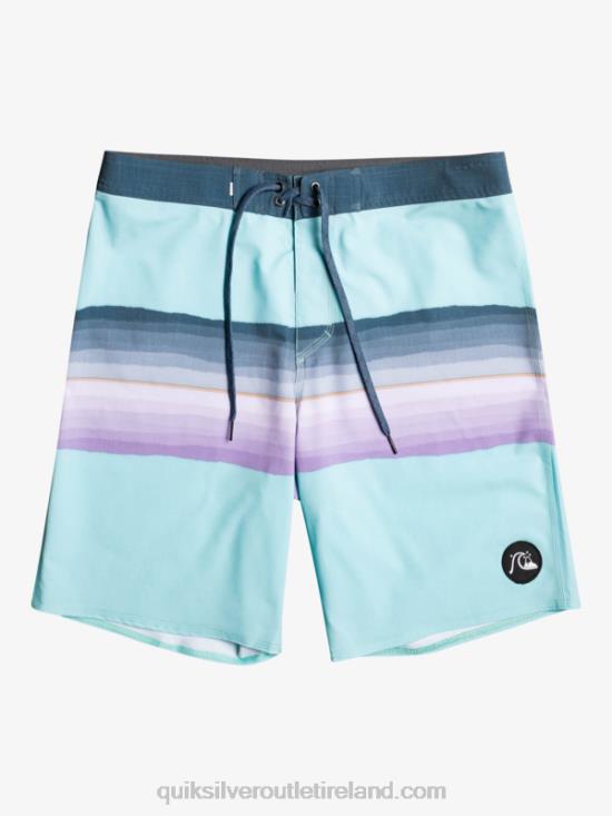 Men Quiksilver SurfSilk Resin Tint 19 Boardshorts N02TD1438 angel blue