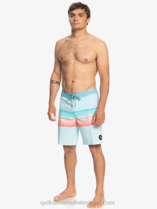 Men Quiksilver SurfSilk Resin Tint 19 Boardshorts N02TD1442 iced aqua