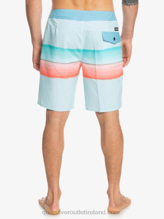 Men Quiksilver SurfSilk Resin Tint 19 Boardshorts N02TD1442 iced aqua