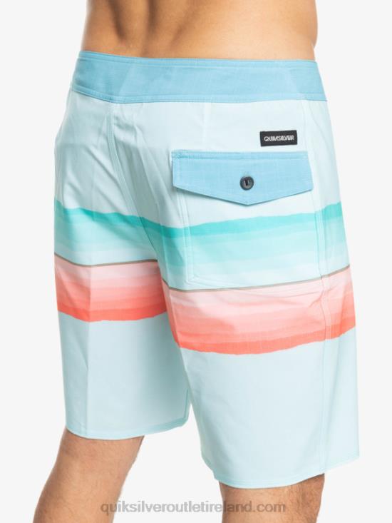 Men Quiksilver SurfSilk Resin Tint 19 Boardshorts N02TD1442 iced aqua