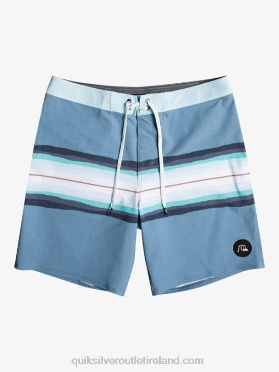 Men Quiksilver SurfSilk Resin Tint 19 Boardshorts N02TD1444 captains blue