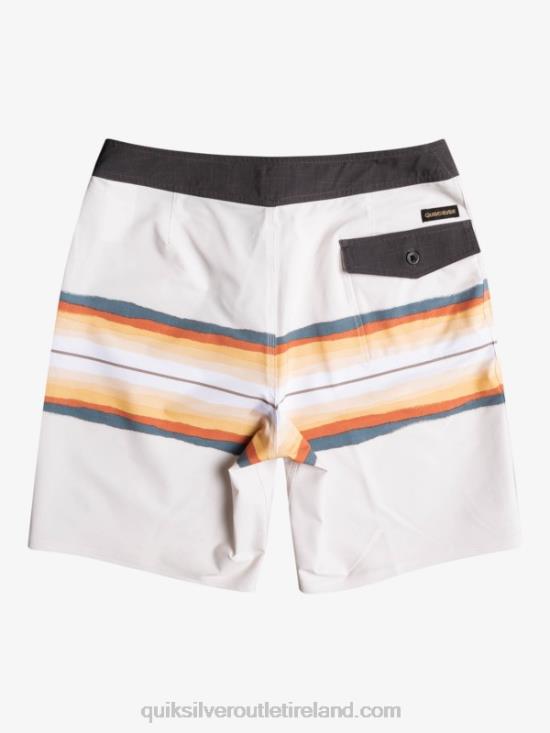 Men Quiksilver SurfSilk Resin Tint 19 Boardshorts N02TD1445 antique white