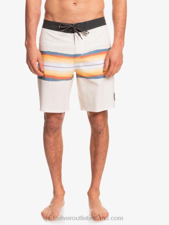 Men Quiksilver SurfSilk Resin Tint 19 Boardshorts N02TD1445 antique white