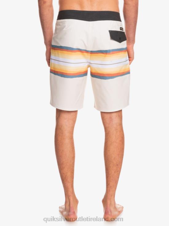 Men Quiksilver SurfSilk Resin Tint 19 Boardshorts N02TD1445 antique white