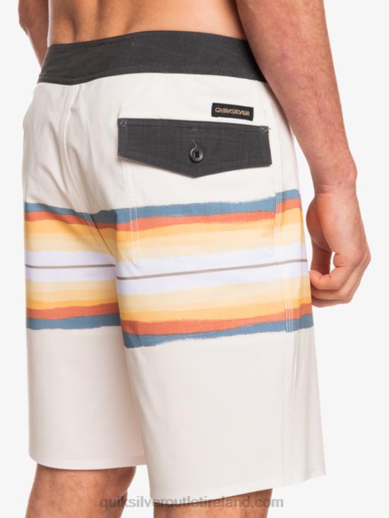 Men Quiksilver SurfSilk Resin Tint 19 Boardshorts N02TD1445 antique white