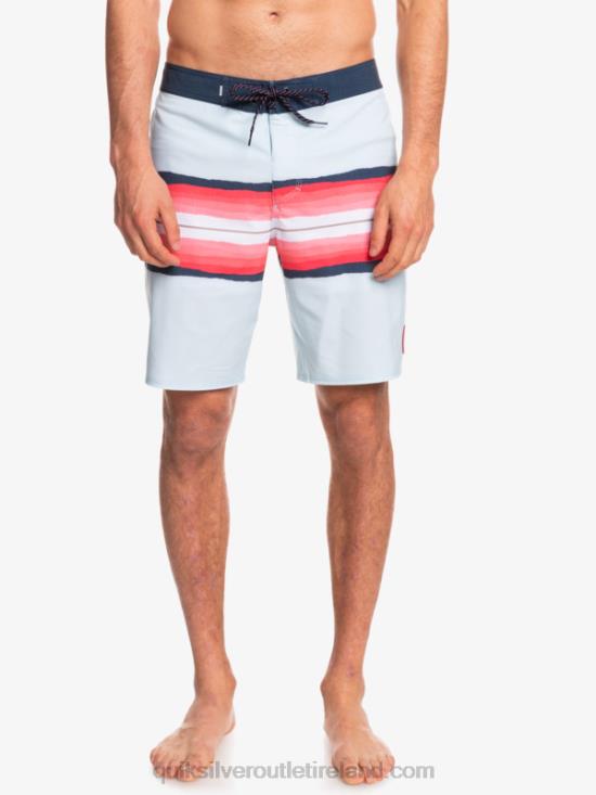 Men Quiksilver SurfSilk Resin Tint 19 Boardshorts N02TD1447 blue grey