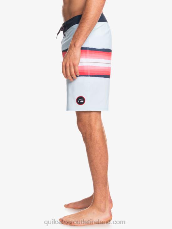 Men Quiksilver SurfSilk Resin Tint 19 Boardshorts N02TD1447 blue grey