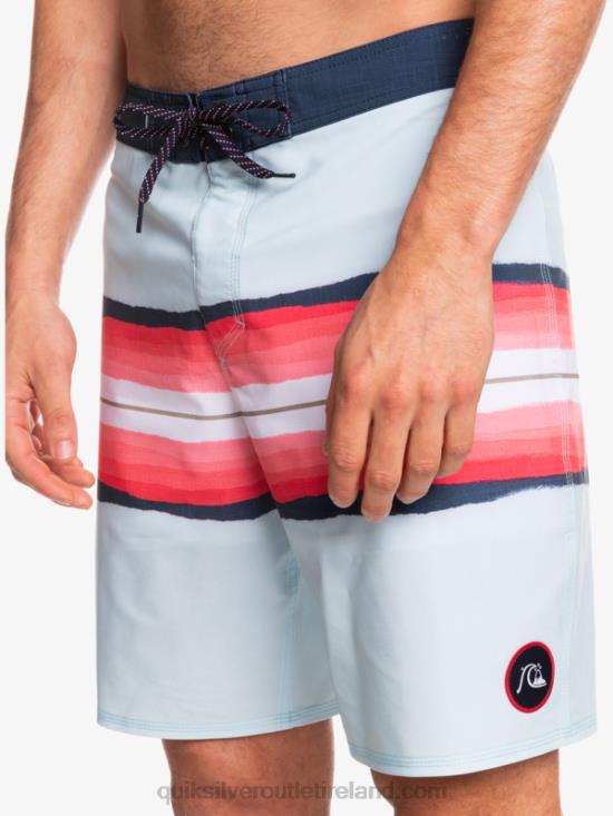 Men Quiksilver SurfSilk Resin Tint 19 Boardshorts N02TD1447 blue grey