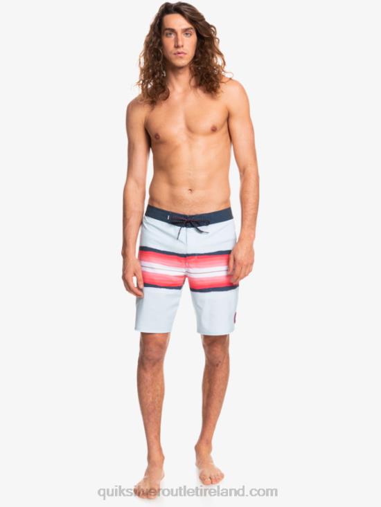 Men Quiksilver SurfSilk Resin Tint 19 Boardshorts N02TD1447 blue grey