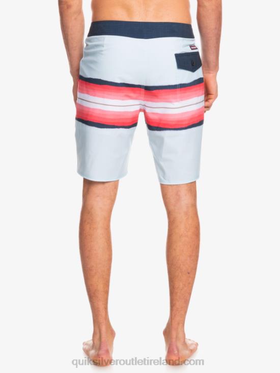 Men Quiksilver SurfSilk Resin Tint 19 Boardshorts N02TD1447 blue grey