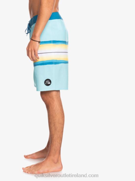Men Quiksilver SurfSilk Resin Tint 19 Boardshorts N02TD1448 angel blue