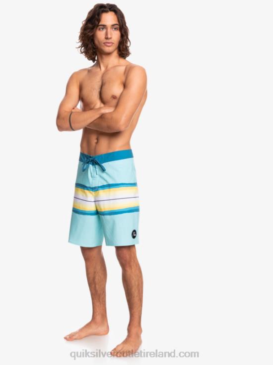 Men Quiksilver SurfSilk Resin Tint 19 Boardshorts N02TD1448 angel blue