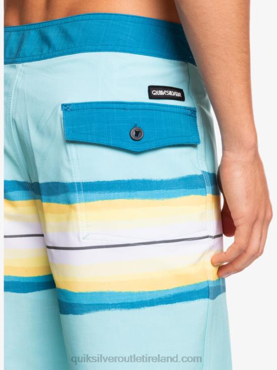 Men Quiksilver SurfSilk Resin Tint 19 Boardshorts N02TD1448 angel blue