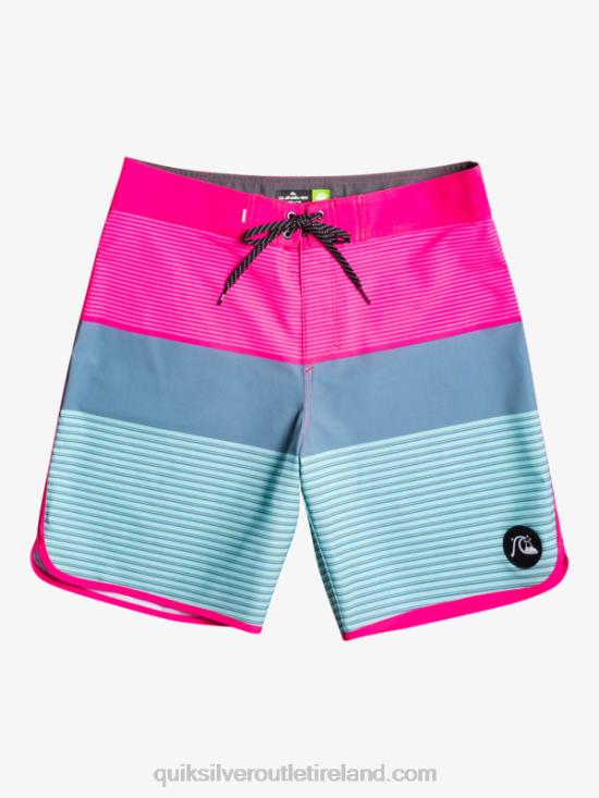 Men Quiksilver SurfSilk Tijuana 19 Boardshorts N02TD1401 pink glo