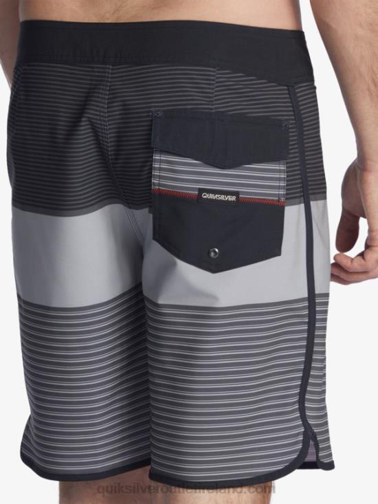 Men Quiksilver SurfSilk Tijuana 19 Boardshorts N02TD1402 black