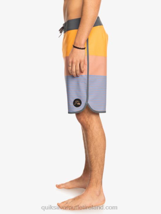 Men Quiksilver SurfSilk Tijuana 19 Boardshorts N02TD1404 golden rod
