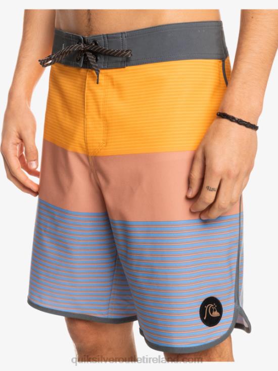 Men Quiksilver SurfSilk Tijuana 19 Boardshorts N02TD1404 golden rod